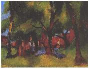 August Macke Children und sunny trees china oil painting artist